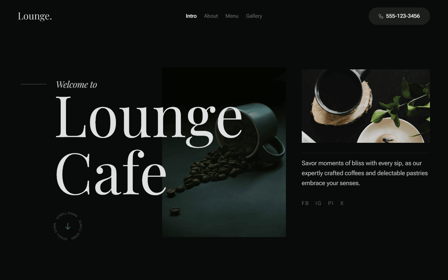 Artisanal lounge cafe digital dining & table reservation.